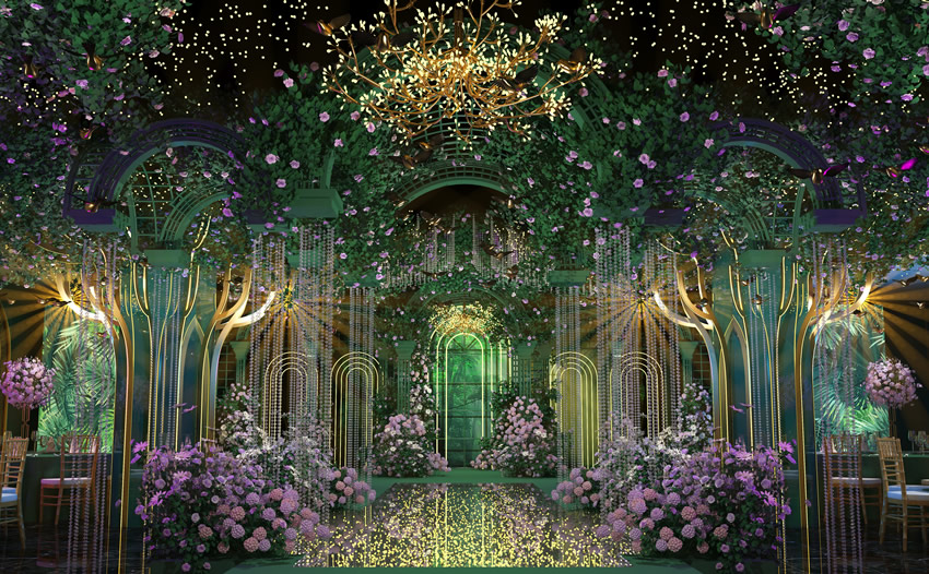 兴海奇妙森林婚礼堂效果展示