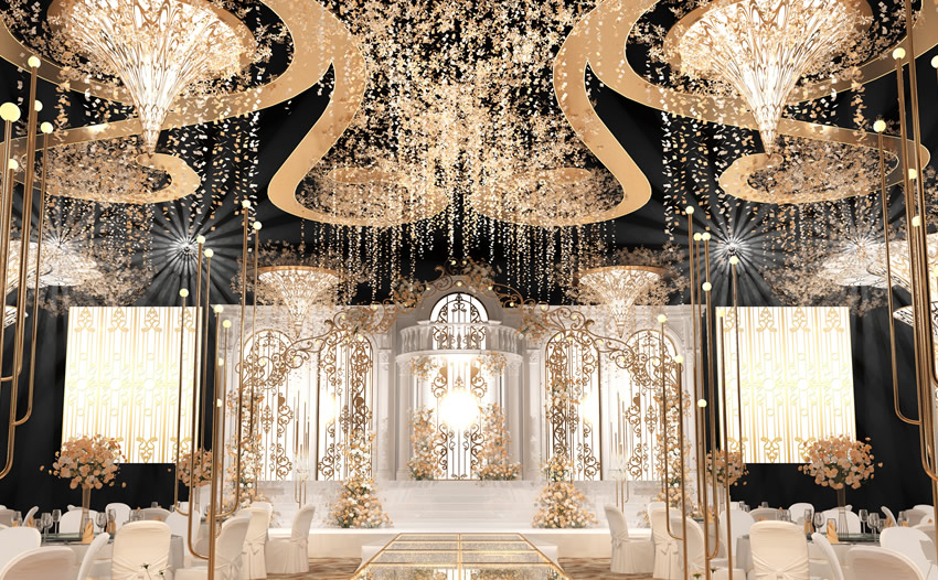 兴海花木兰喜事汇金色大厅效果展示